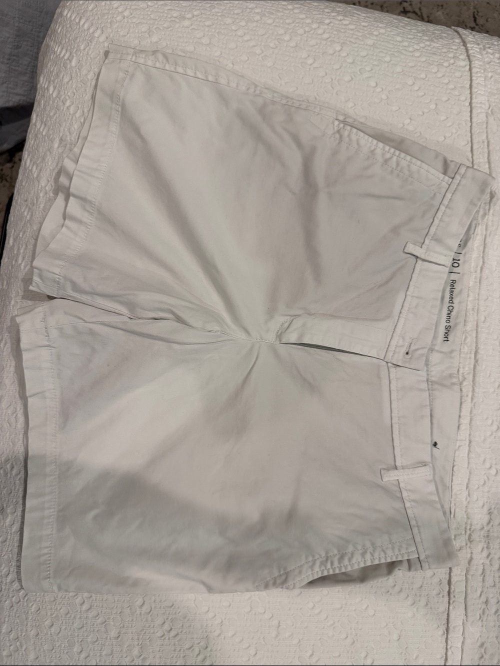 Talbots White Flat-Front Women's Shorts